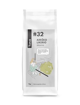 Airiško likerio skonio kavos pupelės, KAVA96 Nr.32, 1kg