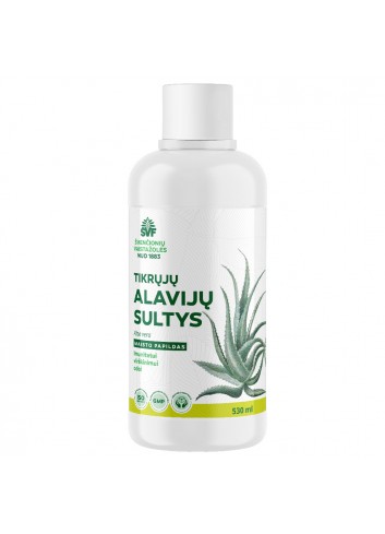 Tikrųjų alavijų sultys, imunitetui, virškinimui, odai, Švenčionių vaistažolės, 530 ml