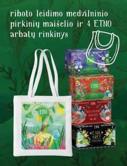We're delighted for you! You have won a limited-edition cotton shopping bag and 4 ETNO tea sets.