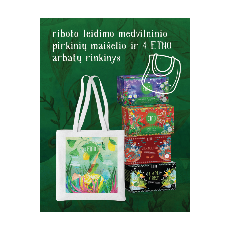 We're delighted for you! You have won a limited-edition cotton shopping bag and 4 ETNO tea sets.