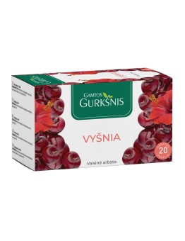 Cherry fruit tea, Gamtos Gurkšnis, 20 tea bags