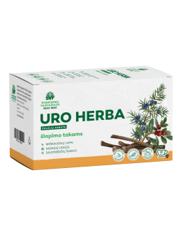 Uro herba, herbal tea for the urinary system, Švenčionių vaistažolės, 20 tea bags