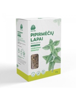 Peppermint leaves, herbal tea for the digestive system, Švenčionių vaistažolės, 50 g