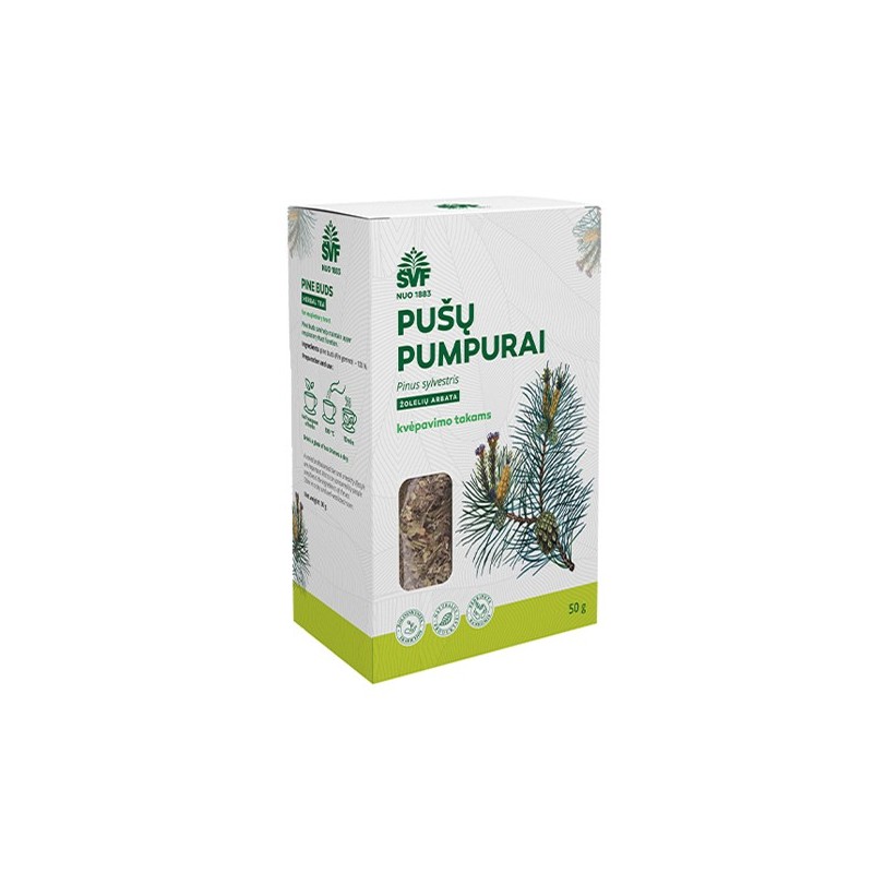 Pine bud herbal tea for the respiratory tract, Švenčionių vaistažolės, 50 g