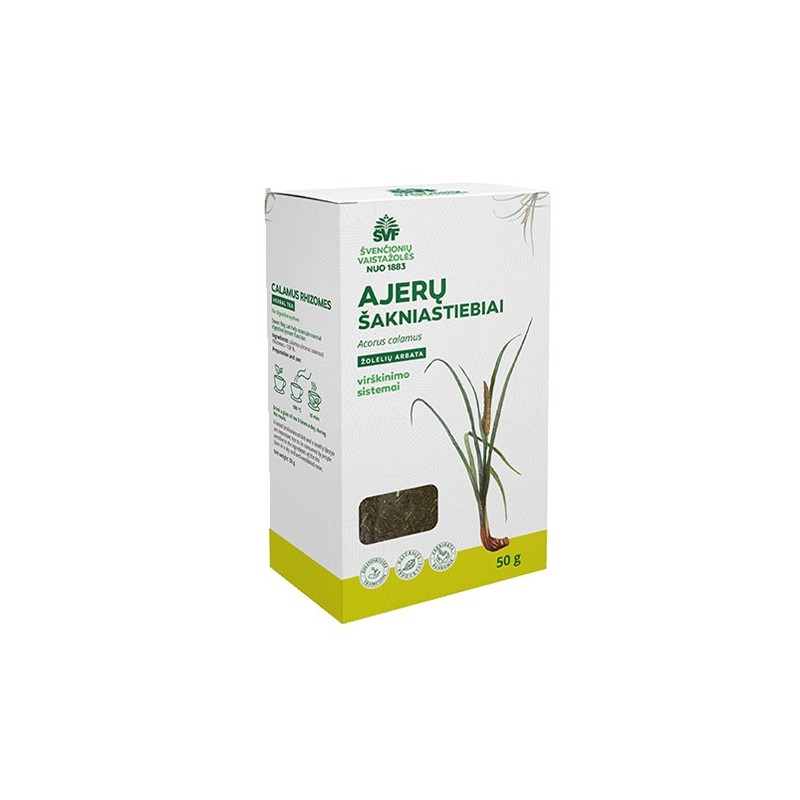 Sweet flag rhizome, herbal tea for the digestive tract, Švenčionių vaistažolės, 50 g