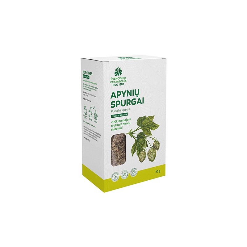 Hop cones, herbal tea for the digestive tract, Švenčionių vaistažolės, 20 g