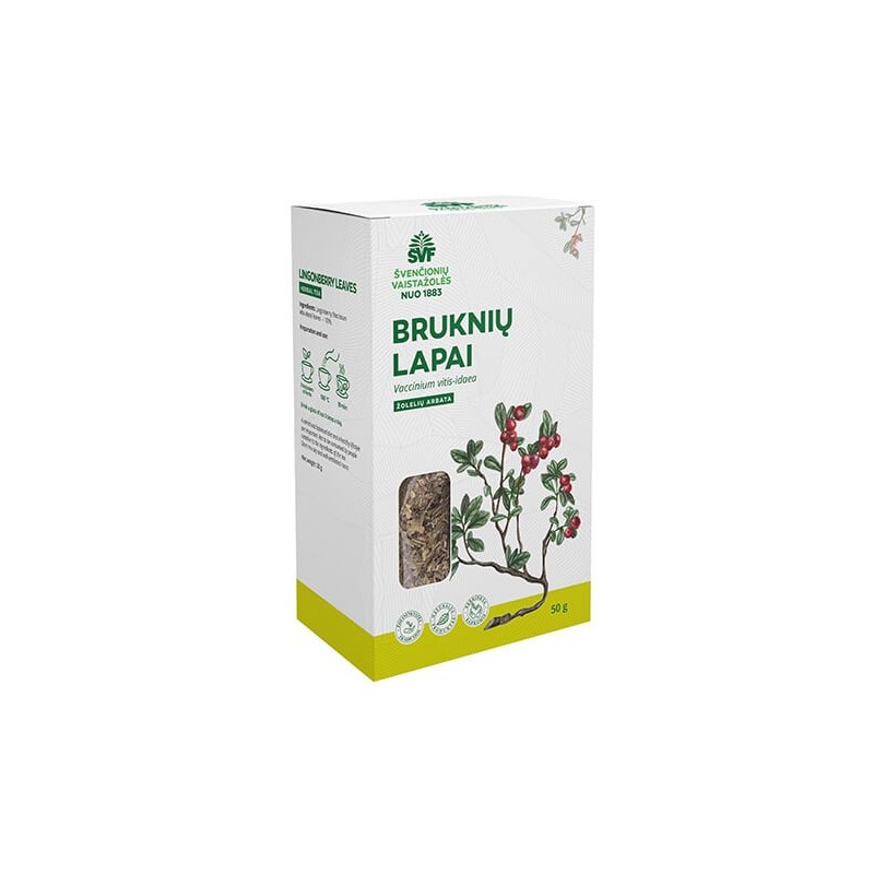 Bruknių lapai, žolelių arbata, Švenčionių vaistažolės, 50 g