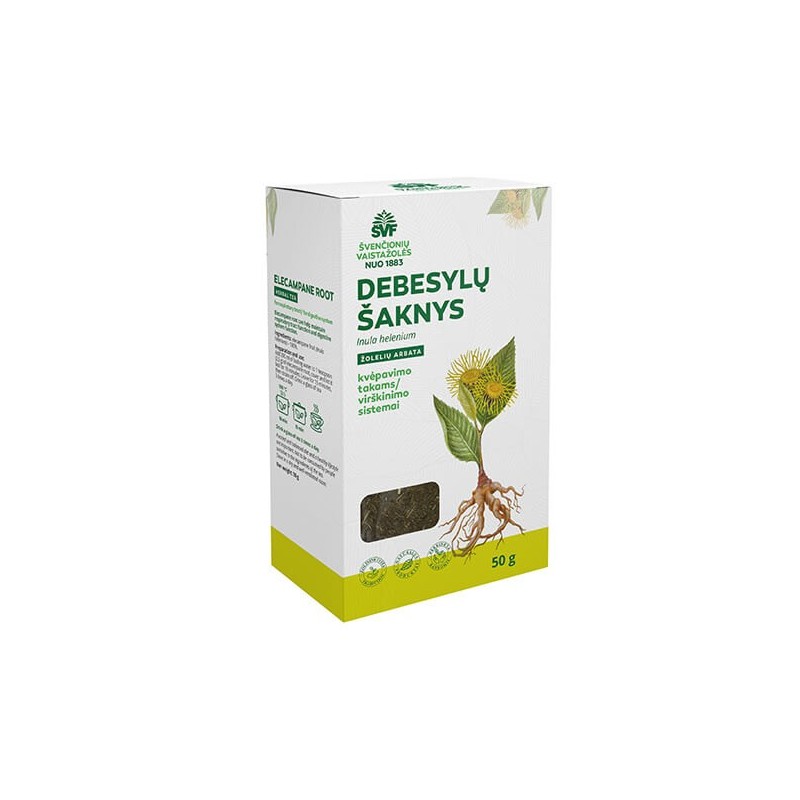 Debesylų šaknys, žolelių arbata, kvėpavimo takams/ virškinimo sistemai, Švenčionių vaistažolės, 50 g