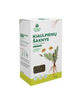 Dandelion root, herbal tea for the digestive system, Švenčionių vaistažolės, 50 g
