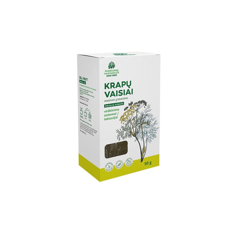 Krapų vaisiai, žolelių arbata, virškinimo sistemai / laktacijai, Švenčionių vaistažolės, 50 g