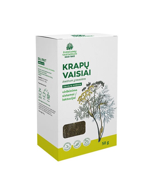 Krapų vaisiai, žolelių arbata, virškinimo sistemai / laktacijai, Švenčionių vaistažolės, 50 g