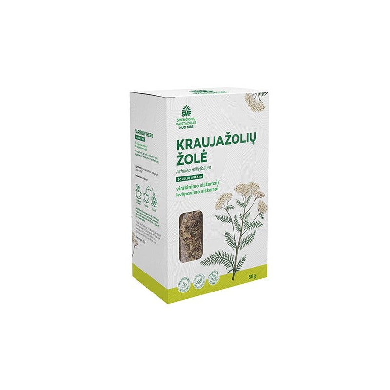 Kraujažolių žolė, žolelių arbata, virškinimo sistemai / kvėpavimo sistemai, Švenčionių vaistažolės, 50 g