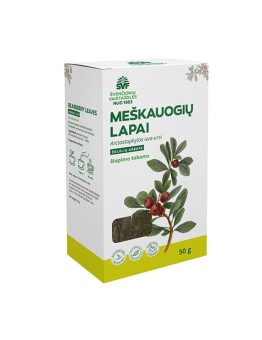 Bearberry leaf herbal tea for the urinary tract, Švenčionių vaistažolės, 50 g