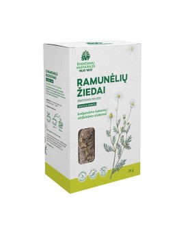 Chamomile flowers, herbal tea for the respiratory tract / digestive system, Švenčionių vaistažolės, 25 g