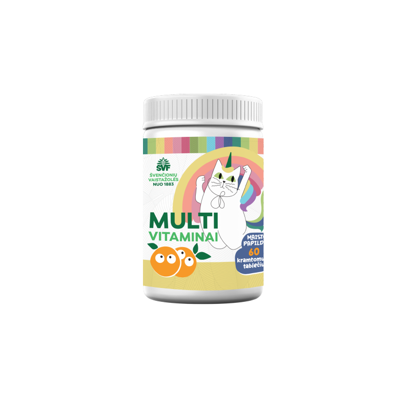 Multivitamins for children, for immunity, Švenčionių vaistažolės, 60 pcs