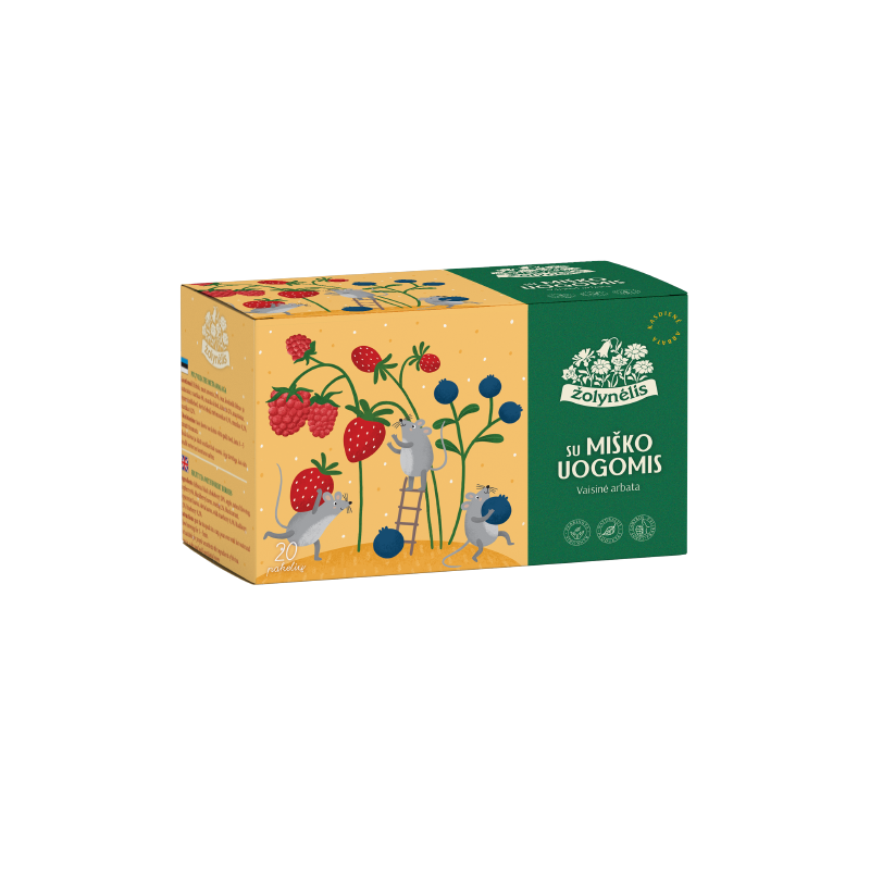 Forest berry fruit tea for children, Žolynėlis, 20 tea bags