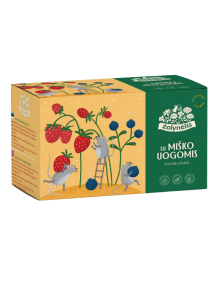 Vaisinė arbata su miško uogomis, vaikams, Žolynėlis, 20 pakelių