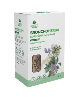 Bronchoherba forte with pine buds, for the respiratory tract, Švenčionių vaistažolės, 50 g