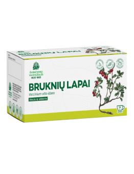 Lingonberry leaves, herbal tea, Švenčionių vaistažolės, 24 tea bags
