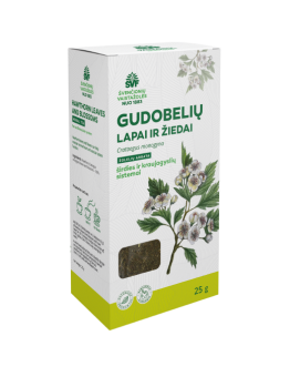 Hawthorn leaves and flowers, for the cardiovascular system, Švenčionių vaistažolės, 25 g
