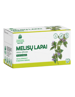 Lemon balm leaves, herbal tea for the nervous system, Švenčionių vaistažolės, 24 tea bags