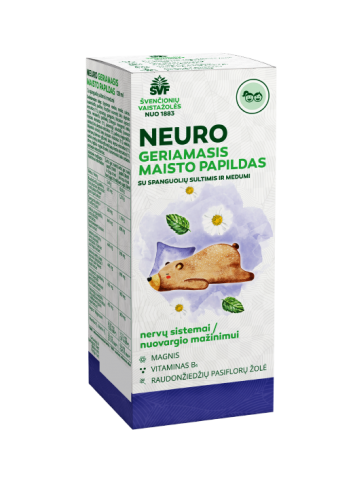 Neuro geriamasis tirpalas, nervų sistemai, Švenčionių vaistažolės, 120 ml