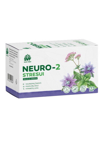 Neuro-2 stresui, žolelių arbata, Švenčionių vaistažolės, 20 pakelių