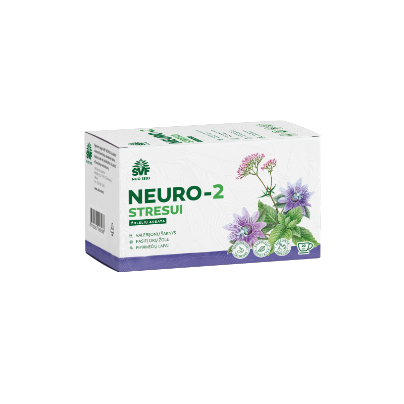 Neuro-2 for stress, herbal tea, Švenčionių vaistažolės, 20 tea bags