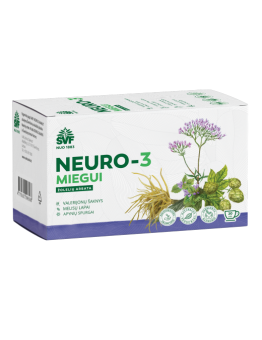 Neuro-3 for sleep, herbal tea, Švenčionių vaistažolės, 20 tea bags