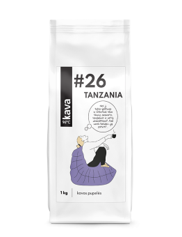 KAVA96 Nr.26 roasted coffee beans, Tanzania AA North Kilimanjaro