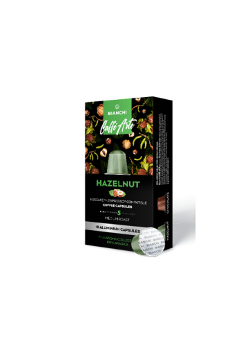 Caffe Arte Hazelnut Aroma, kavos kapsulės Nespresso®, BIANCHI 10vnt.