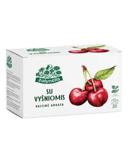 Fruit tea with cherry, Žolynėlis, 20 tea bags