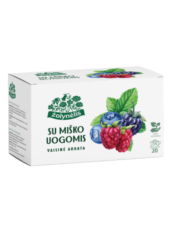 Vaisinė arbata su miško uogomis, Žolynėlis, 20 pakelių