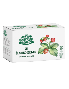 Vaisinė arbata su žemuogėmis, Žolynėlis, 20 pakelių
