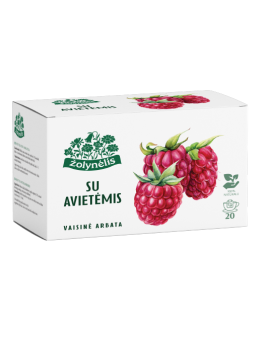 Fruit tea with raspberry, Žolynėlis, 20 tea bags