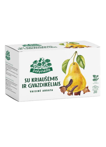 Vaisinė arbata su kriaušėmis ir gvazdikėliais, Žolynėlis, 20 pakelių