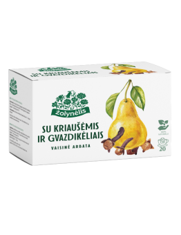 Fruit tea with pear and cloves, Žolynėlis, 20 tea bags