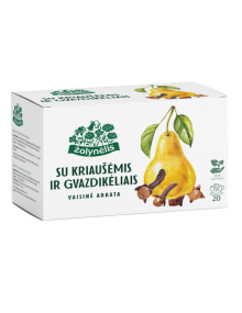 Vaisinė arbata su kriaušėmis ir gvazdikėliais, Žolynėlis, 20 pakelių