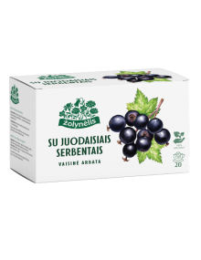 Vaisinė arbata su juodaisiais serbentais, Žolynėlis, 20 pakelių