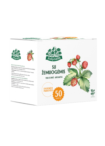 Vaisinė arbata su žemuogėmis, Žolynėlis, 50 pakelių