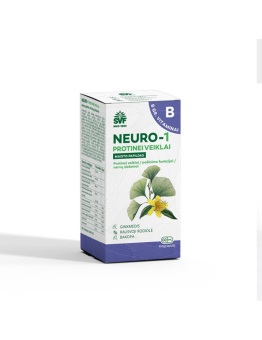 Neuro-1 capsules for mental performance, Švenčionių vaistažolės, 60 pcs