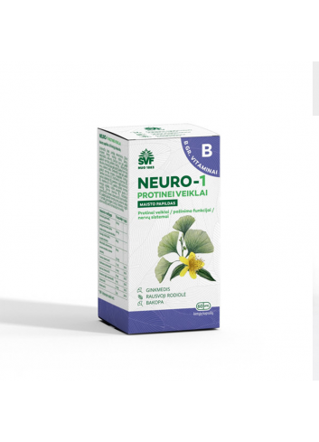 Neuro-1 kapsulės protinei veiklai, Švenčionių vaistažolės, 60 vnt.