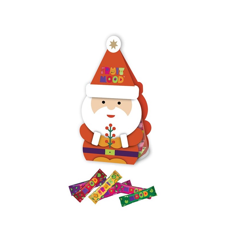 Fruit and berry snacks in a “SANTA” gift box, FRUITMOOD, 90 g