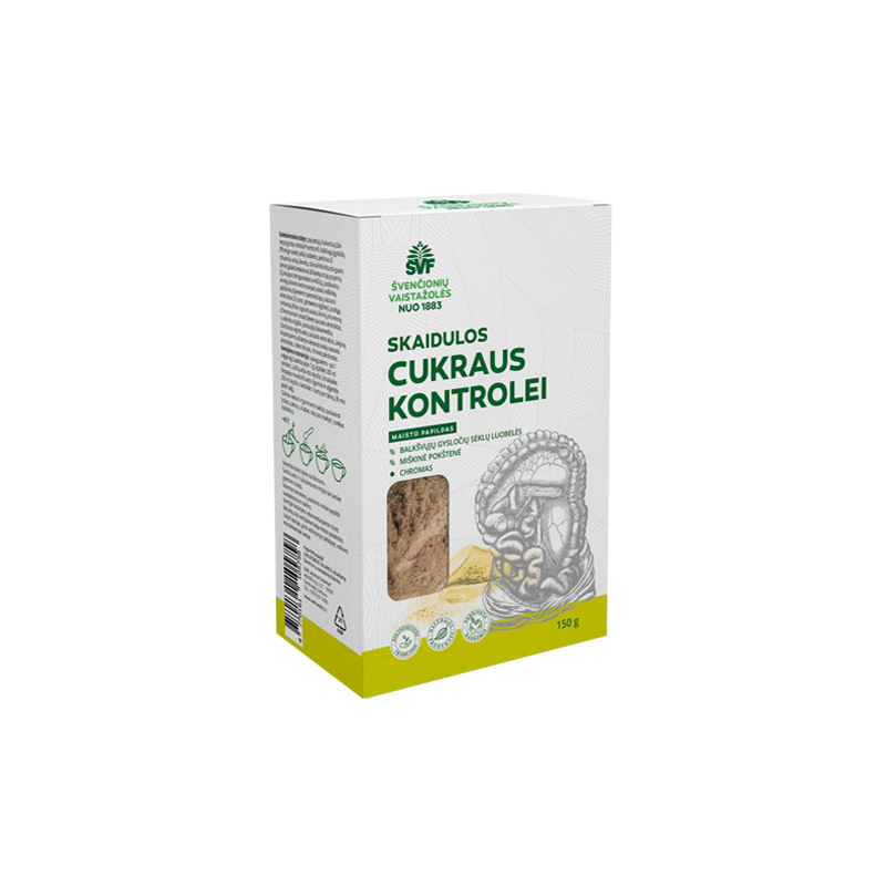 Fibre for blood sugar control / lipid metabolism / weight management, Švenčionių vaistažolės, 150 g
