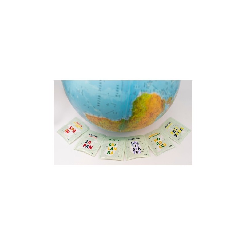 Travel tea selection 2, Acorus, 60 tea bags, 6 flavours