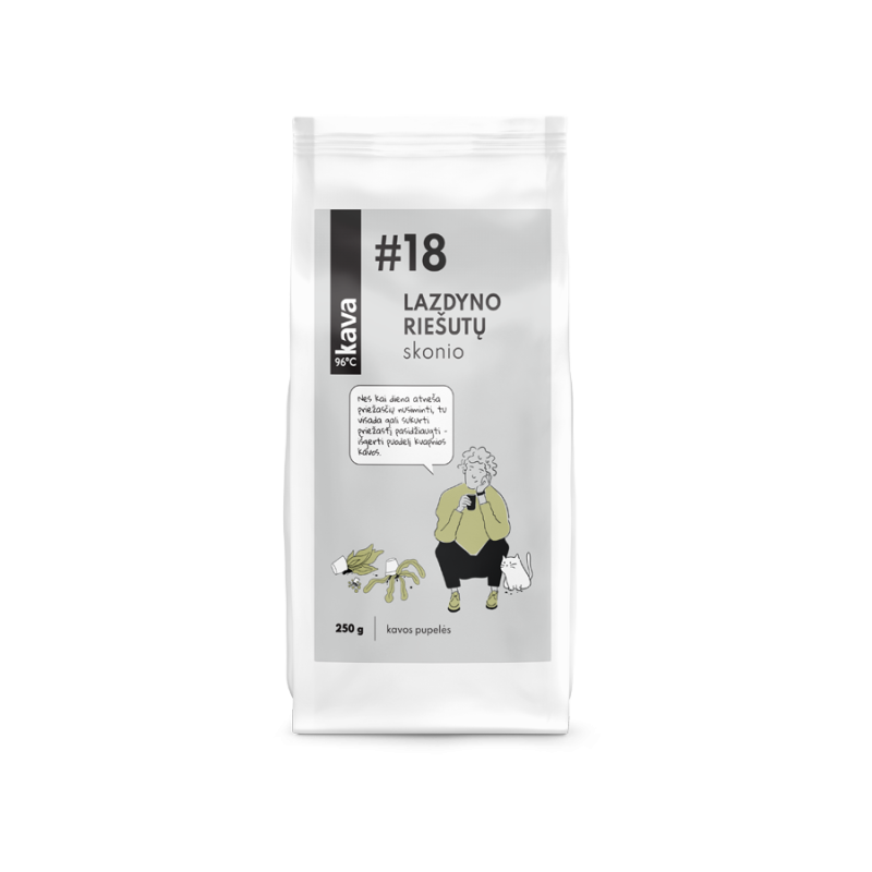 KAVA96 Nr.18 hazelnut-flavoured roasted coffee beans