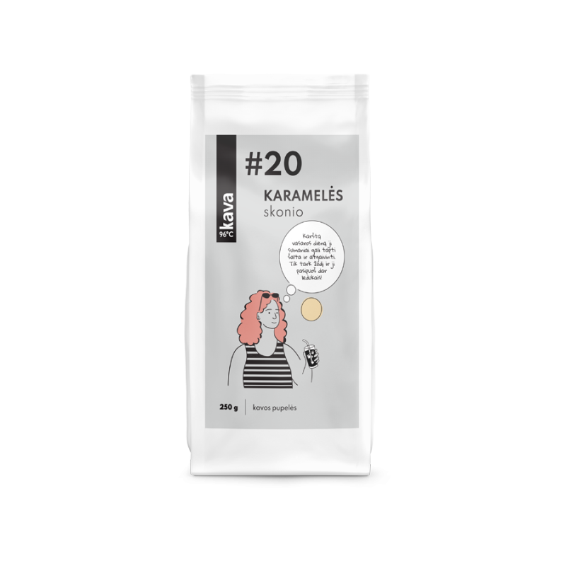 KAVA96 Nr.20 caramel-flavoured roasted coffee beans