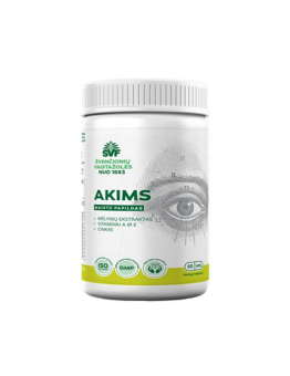 For Eyes, Švenčionių vaistažolės, 60 capsules