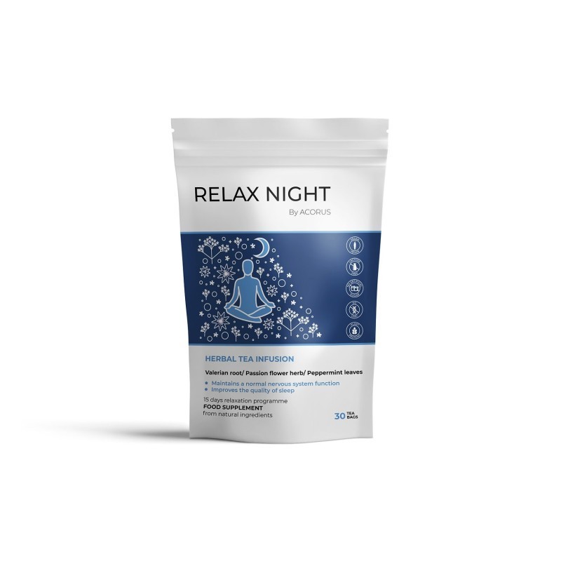 Relax night tea, Acorus, 30 tea bags