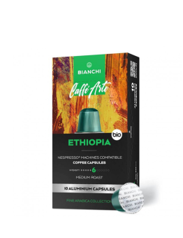 Bianchi Caffè Arte Etiopija organic coffee capsules, Nespresso® compatible, BIANCHI, 10 pcs